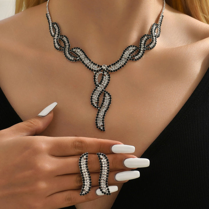 Women's Elegant Necklace Earrings Jewelry Sets