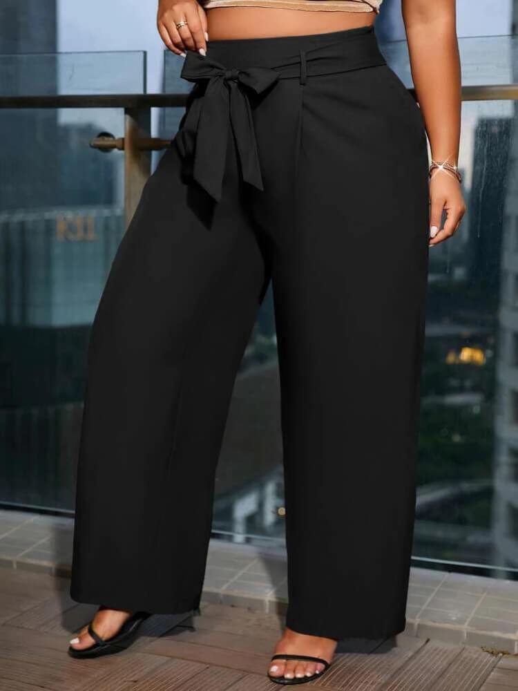 Women's Casual Wide-leg Trousers
