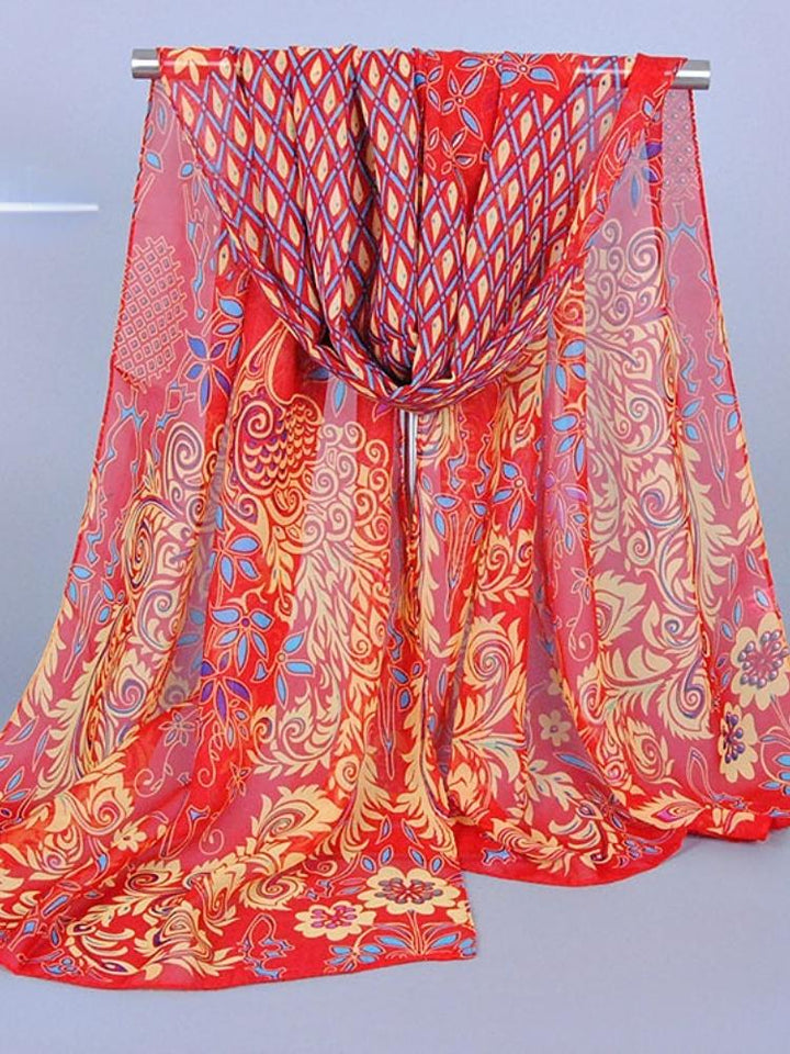 Spring And Autumn Chiffon Scarf