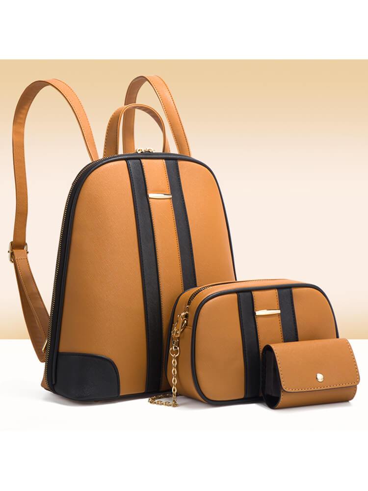 Fashion Backpack Simple Shoulder Bag Sets