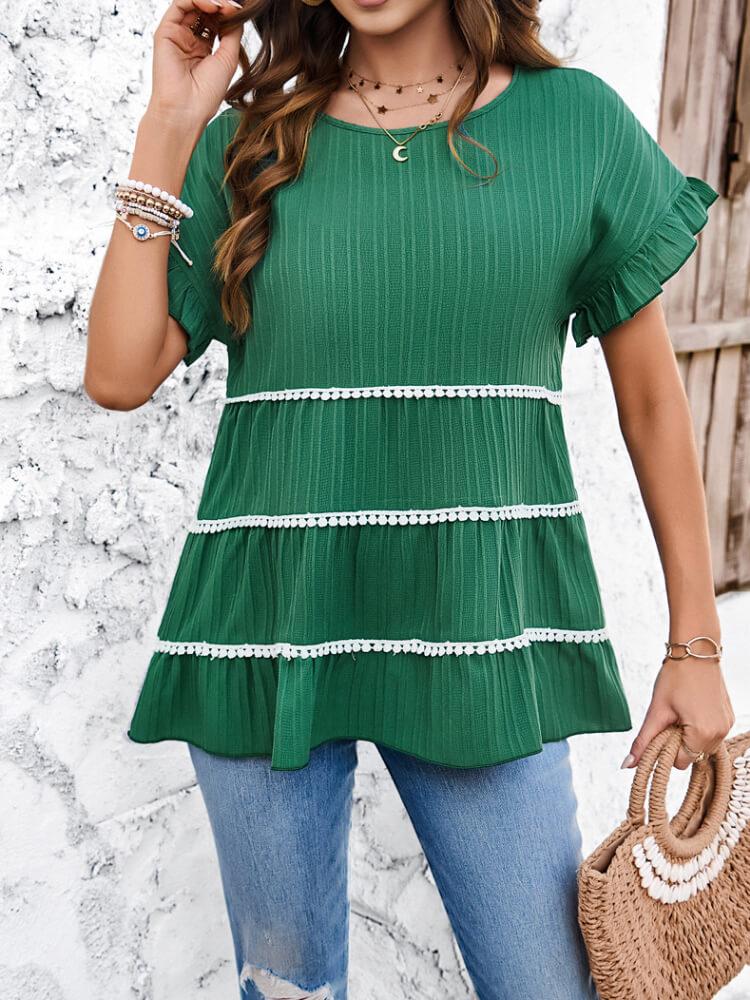 Women's Casual Loose Short-Sleeved Top
