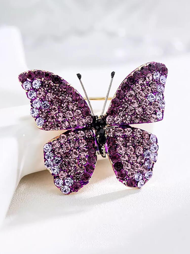 Women's Elegant Butterfly Shaped Brooch