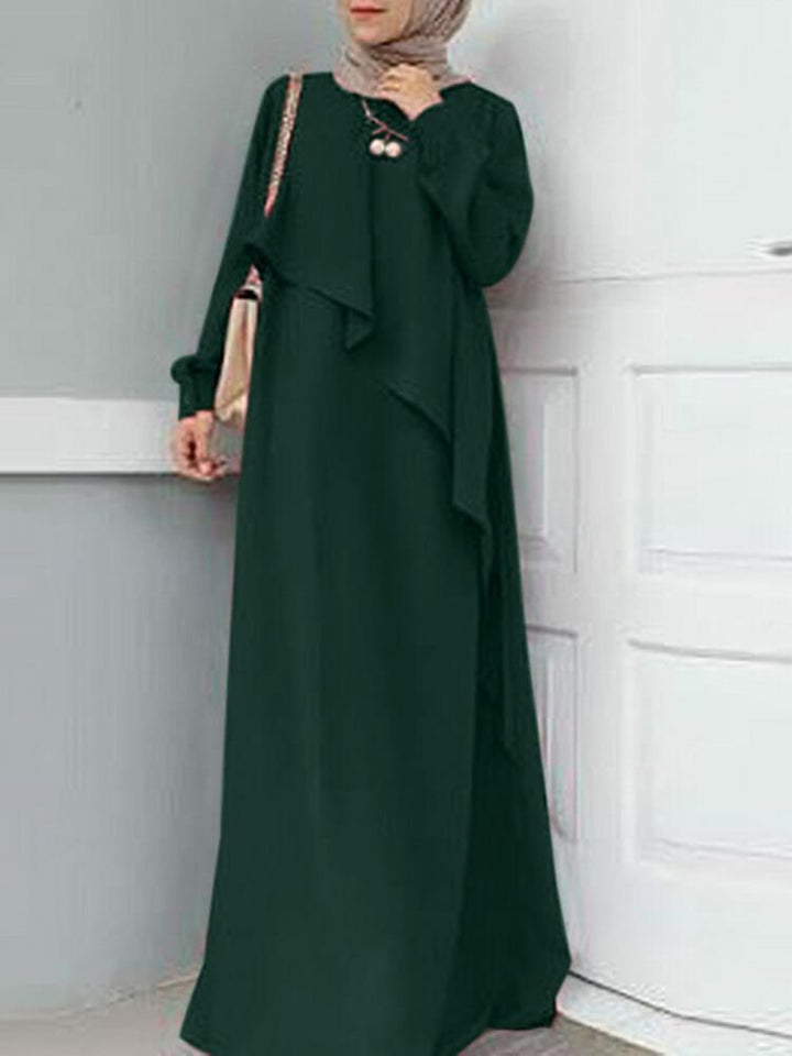 Women's Elegant Solid Color Robe Kaftan