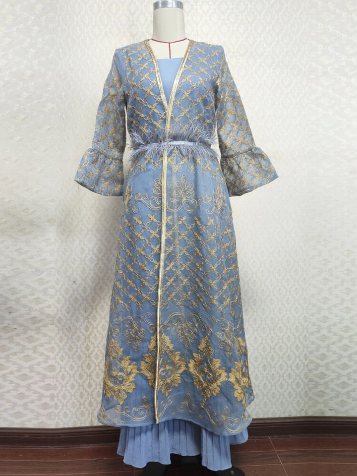 Women's Embroidered Applique Dress Sets