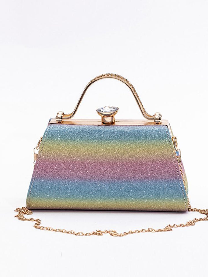 Elegant Banquet Solid Color Handbag
