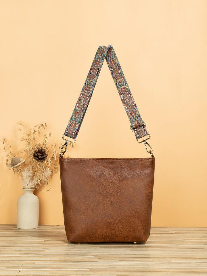 Women's Soft Leather Bucket Bag