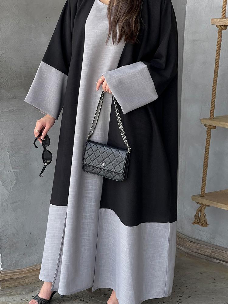 Long leeve Robe Two-Piece Set