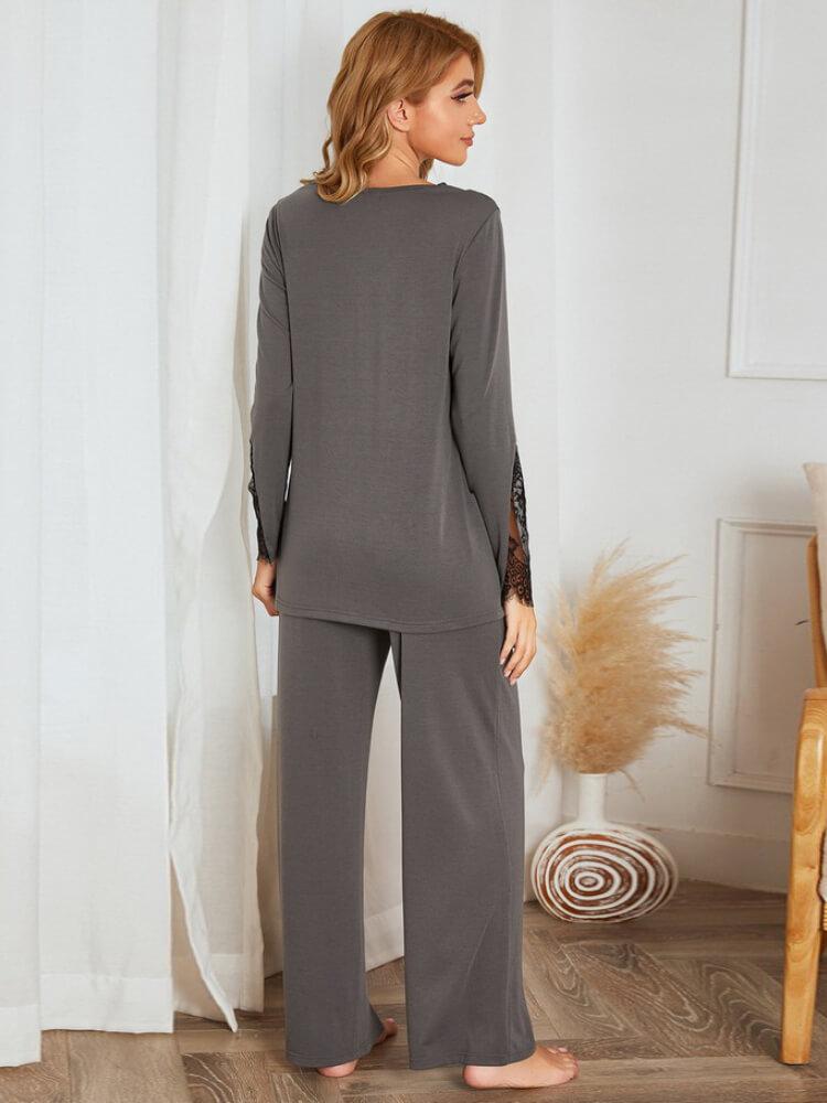 Long Sleeve Trousers Home Clothes Pajamas Suit