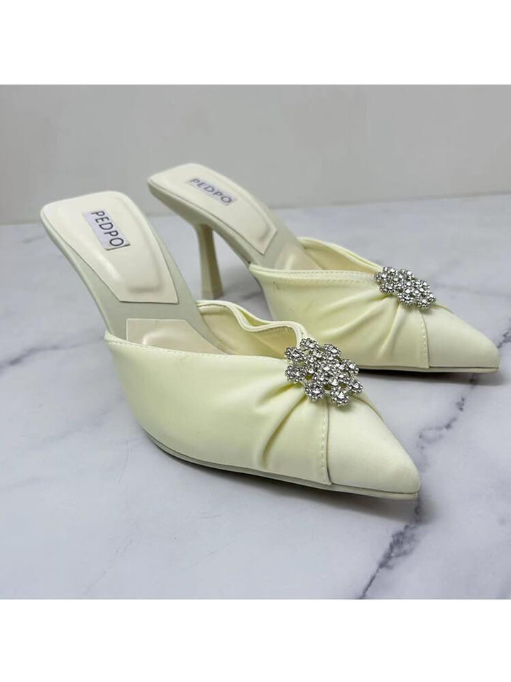 Women's Snowflake Diamond Heeled Sandals