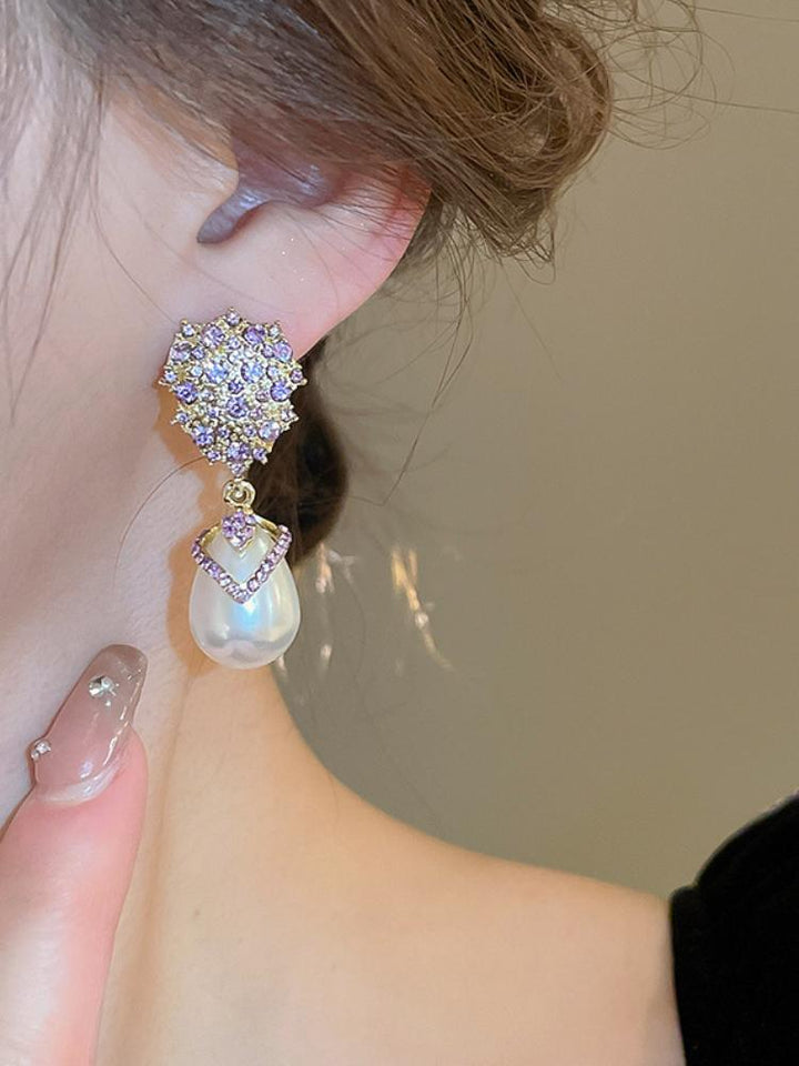 Women's Elegant Pearl Drop Earrings