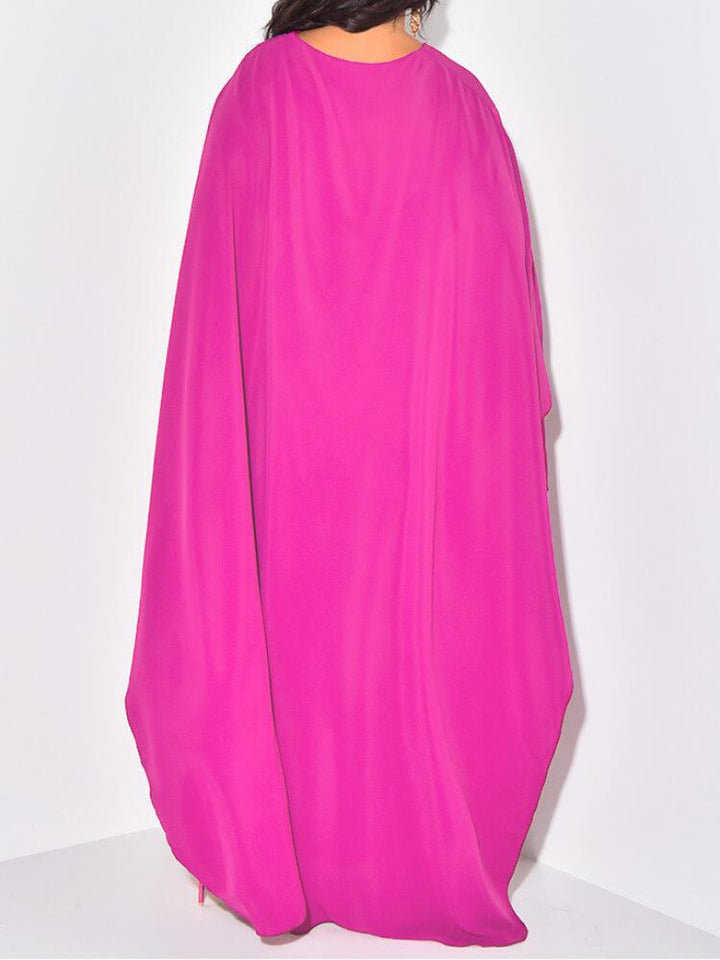 Women's Casual Loose Solid Color Maxi Dress