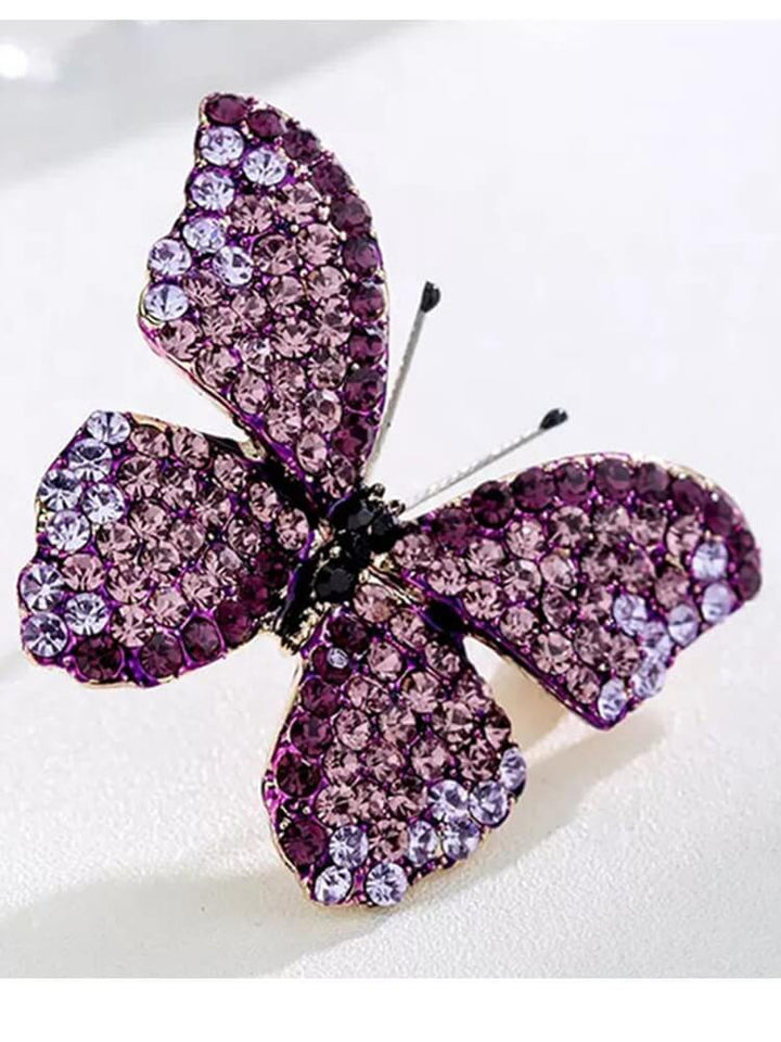 Women's Elegant Butterfly Shaped Brooch