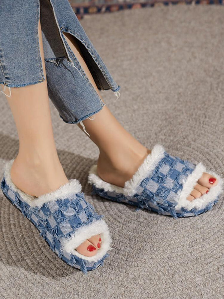 Women's Casual Plaid Pattern Slippers