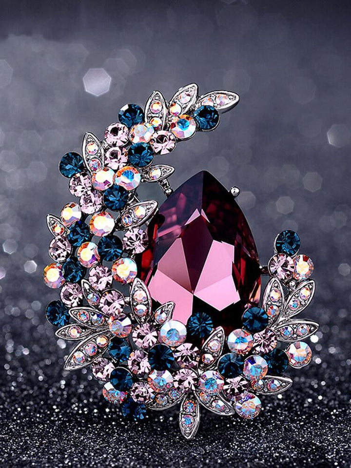 Women's Elegant Crystal Accessories Brooch