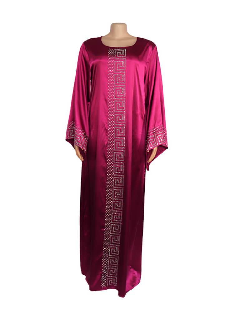 Women's Silk Rhinestone Dress