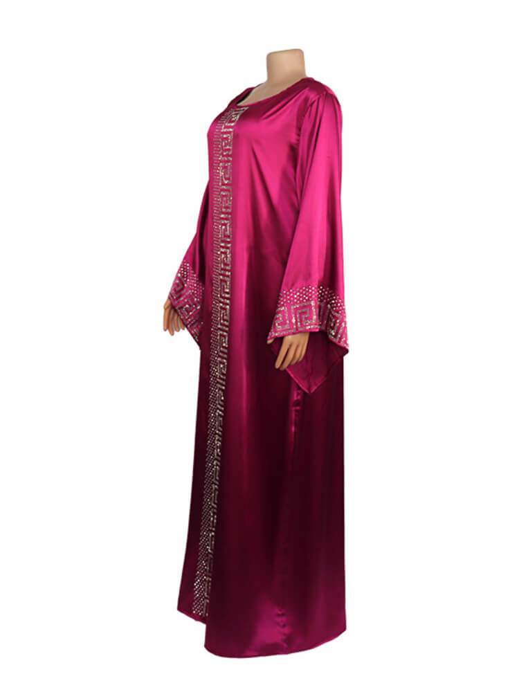 Women's Silk Rhinestone Dress