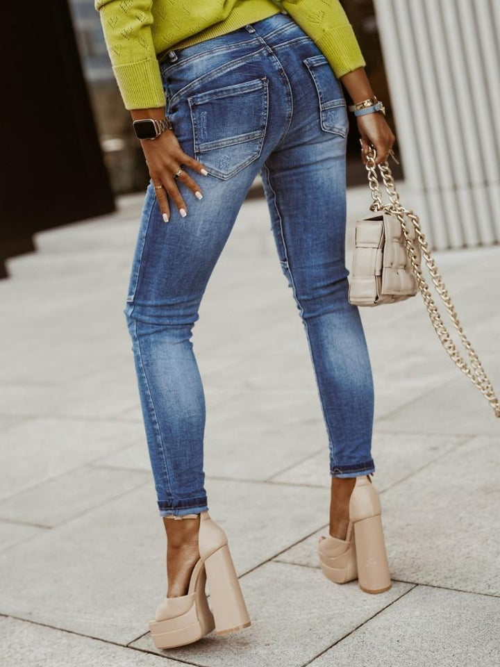 Women's High-Elastic Denim Jeans