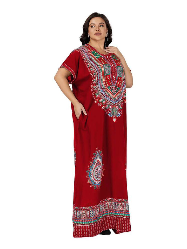 Women's Casual Turban Plus Size Abaya