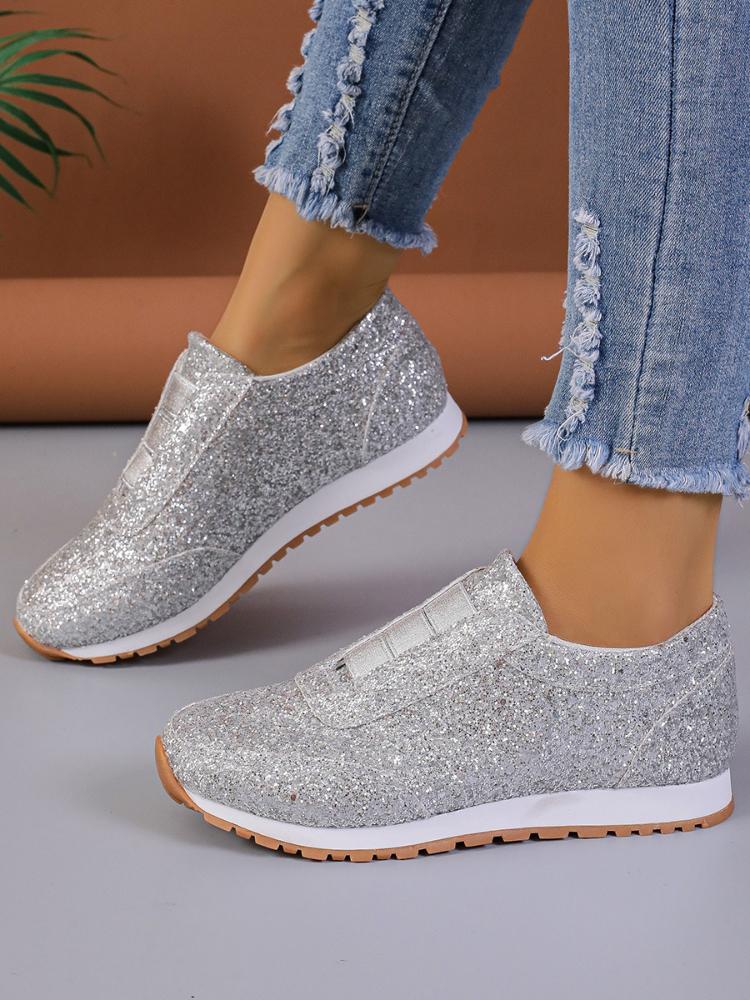 Women's Sequins Casual Sports Shoes