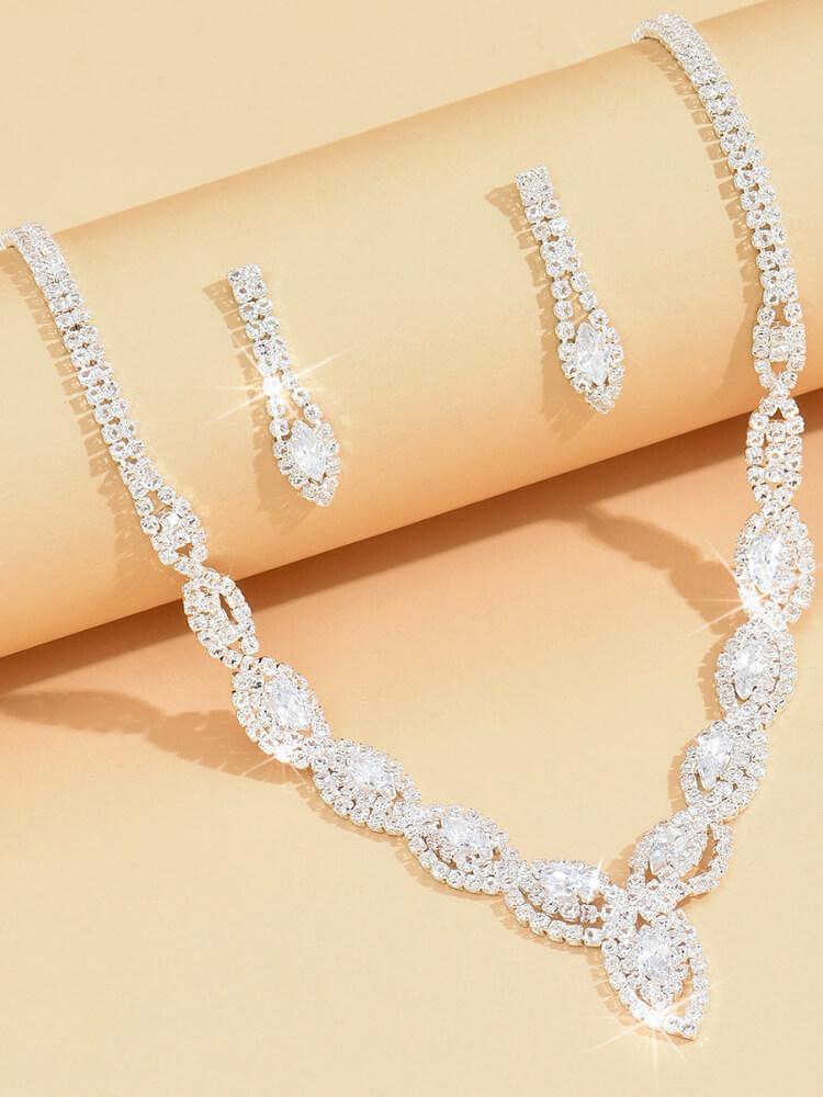 Women's Earrings Necklace Jewelry Sets