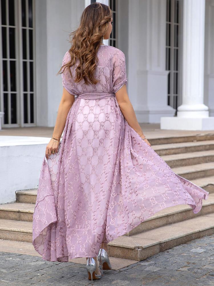 Women's Long Sleeve Two-Piece Dress