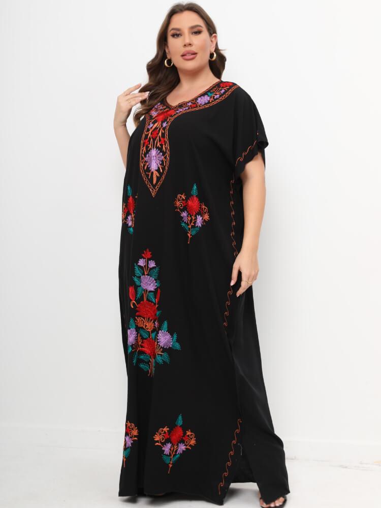 Women's Casual Embroidered Dress