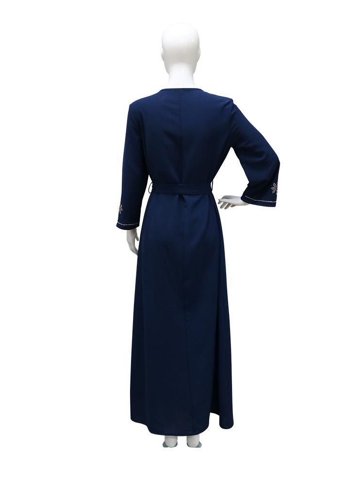 Comfortable Elegant Rhinestone Caftan Dress