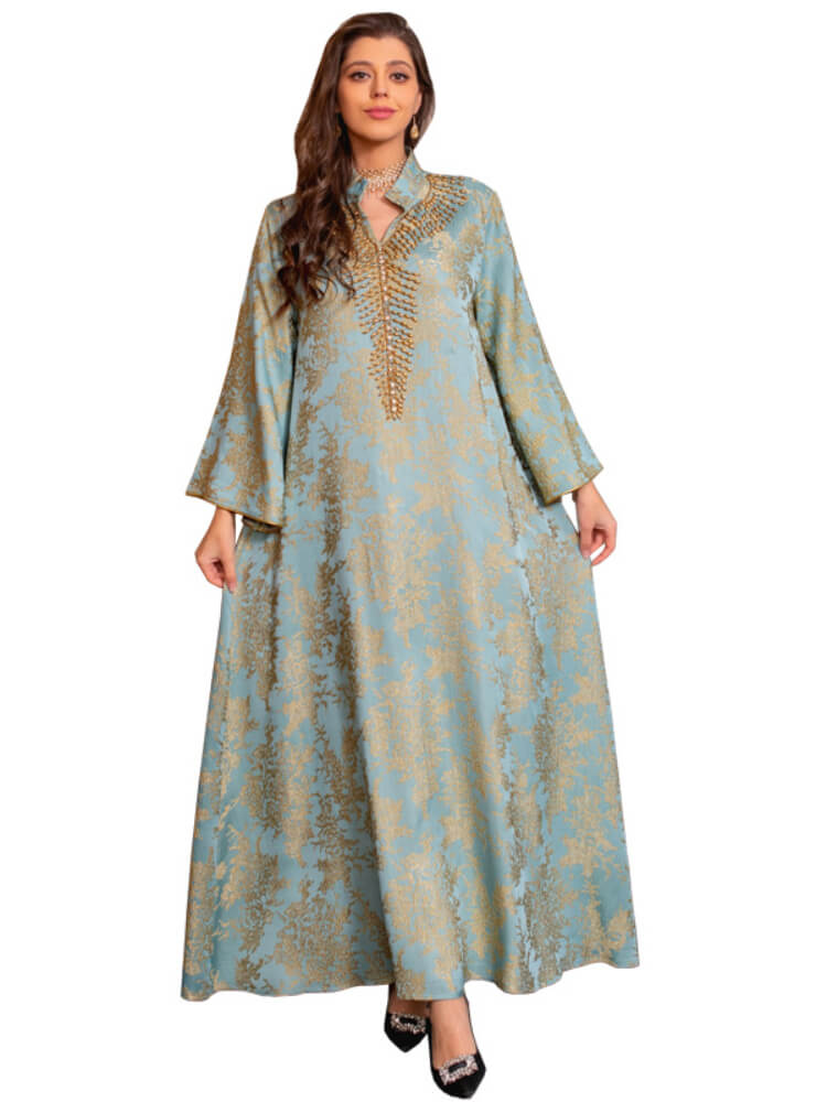 Women's Embroidered Beaded Dress