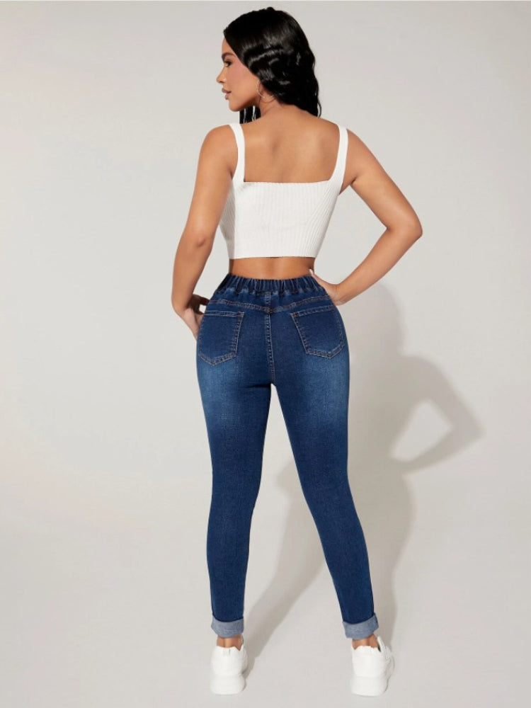 Washed Stretch For Women Jeans