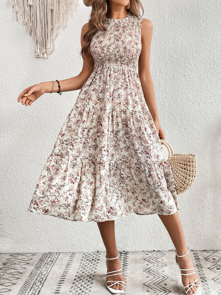 Women's Vacation Swing Floral Dress