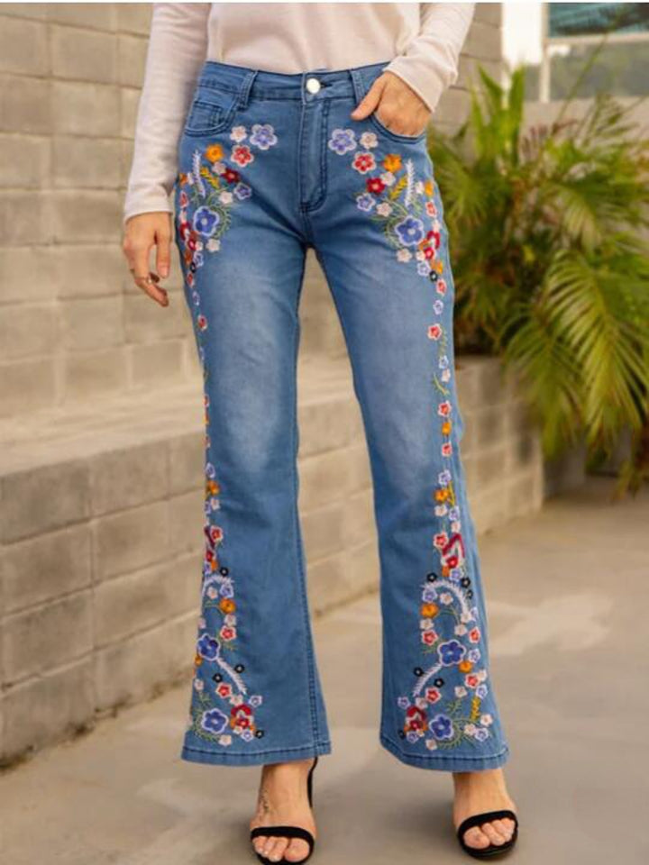 Embroidered For Women Jeans