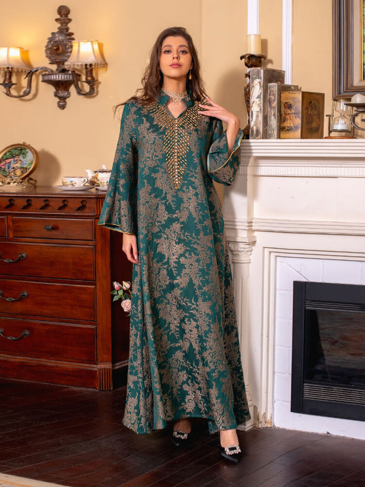 Women's Embroidered Beaded Dress