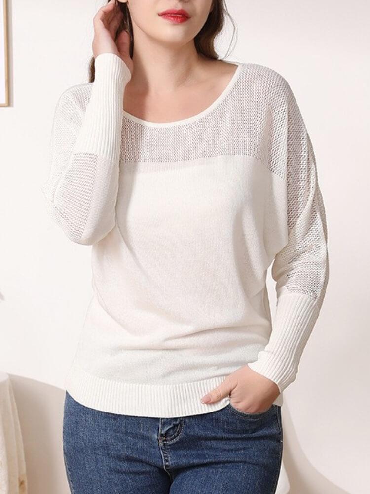 Women's Cutout Knit Top
