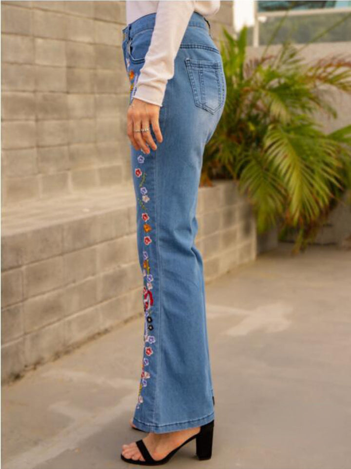 Embroidered For Women Jeans