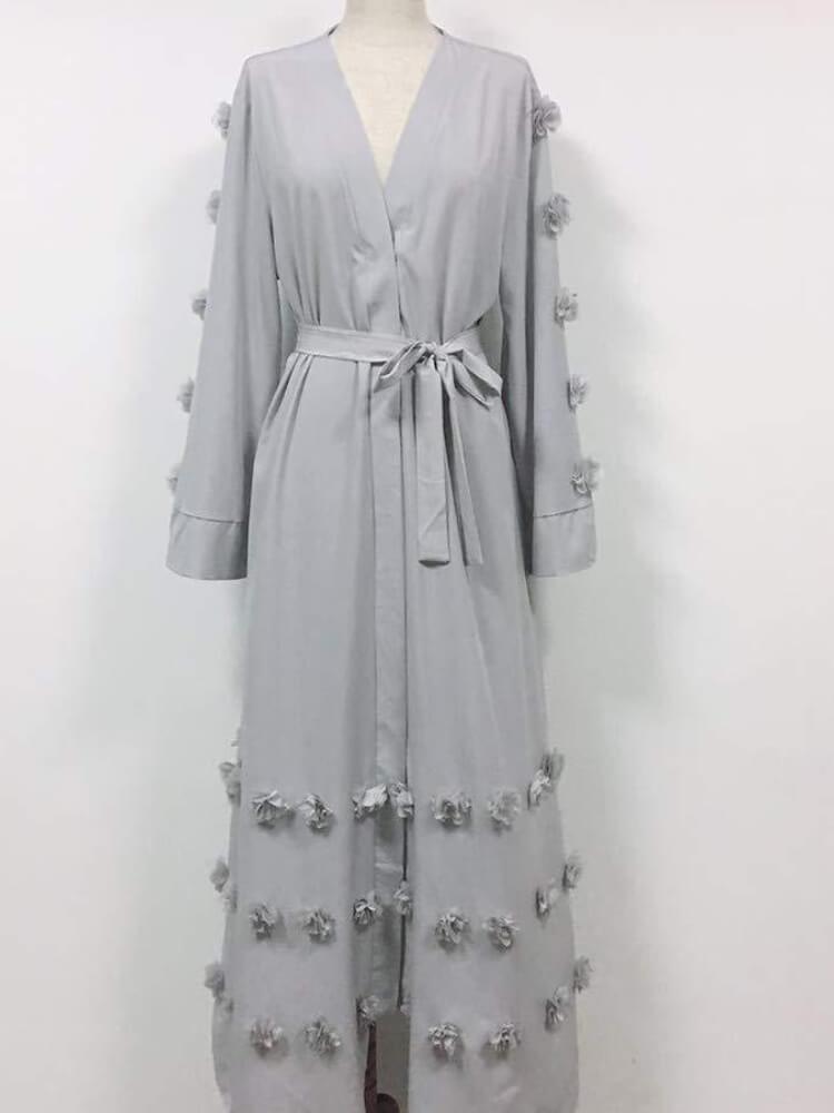 Women's Gown Three-dimensional Flower Dress