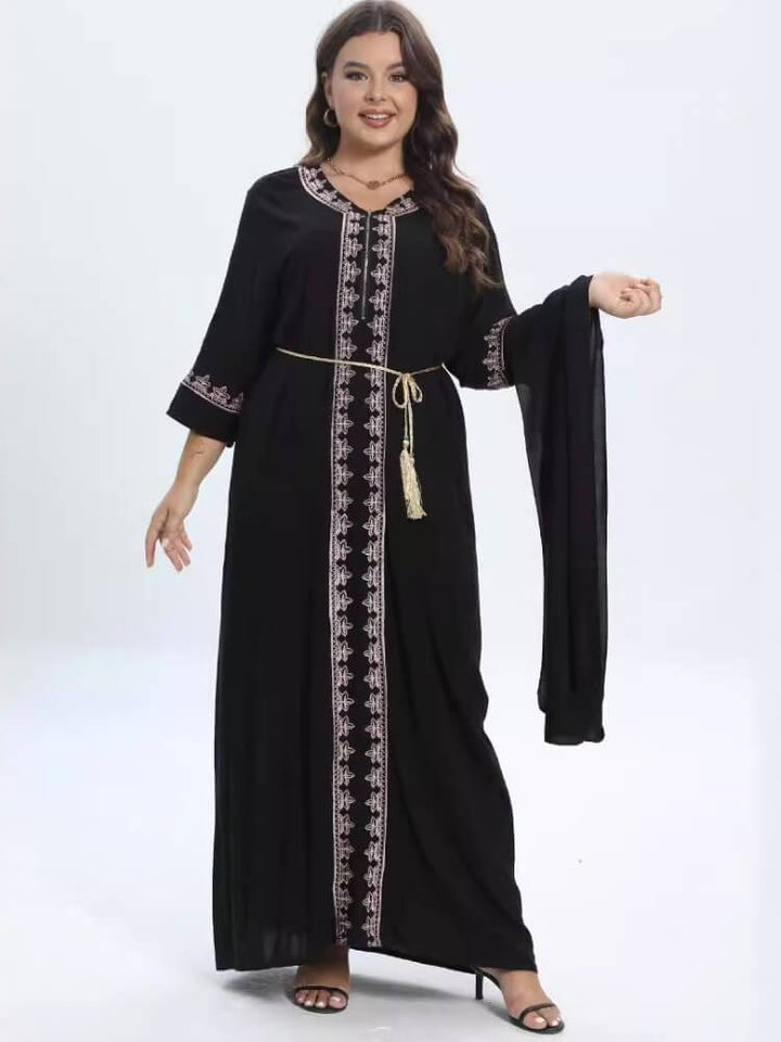 Women's Loose Casual Dress Jalabiya