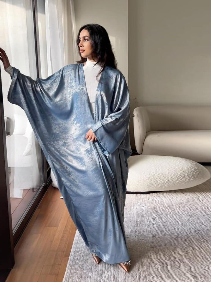 Women's Elegant Gilded Cardigan Robe Abaya