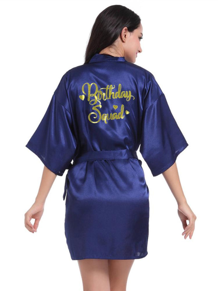 Women's Short Cardigan Nightgown