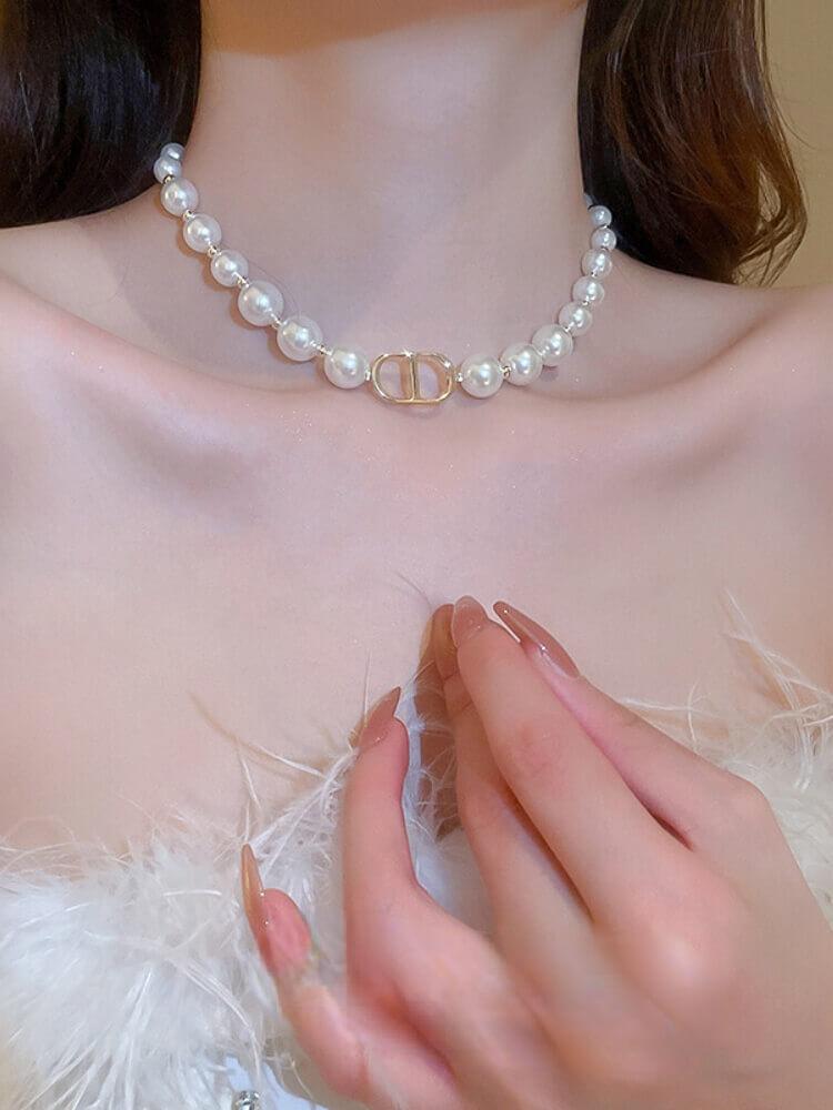 Pearl Necklace Fashion Clavicle Chain